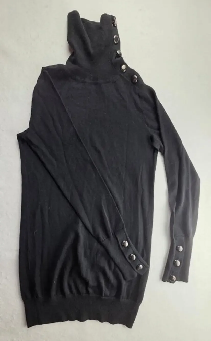 Club Monaco 100 Merino Wool Turtleneck Sweater Size XS